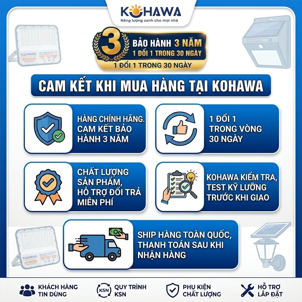 Thẻ bảo hành đèn năng lượng mặt trời 2