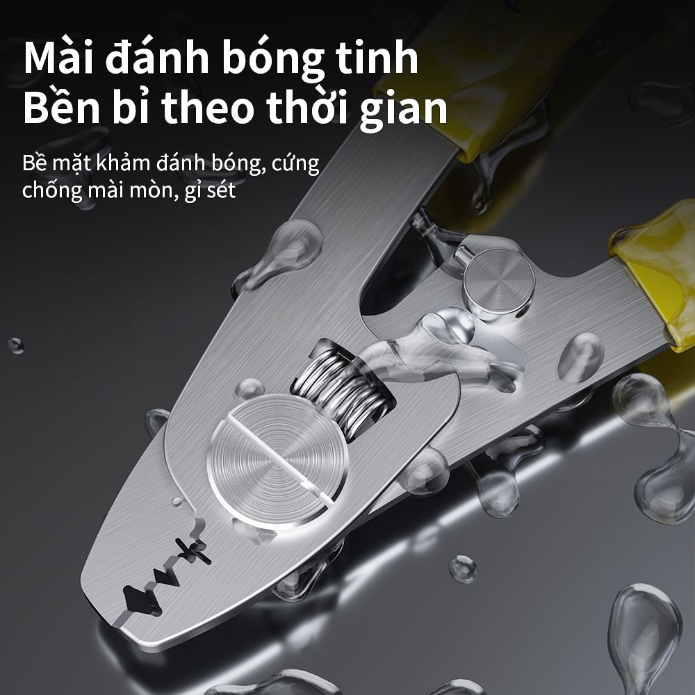 Kìm Miller Tuốt Sợi Quang 3 Lỗ 3 Trong 1 Tuốt Cáp Quang FTTH Dụng Cụ Thi Công Mạng