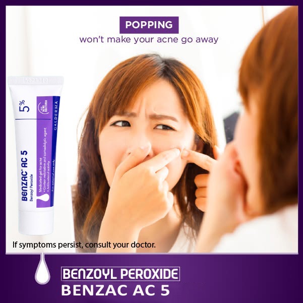 Kem Chấm Mụn Cấp Tốc Benzac Ac Benzoyl Peroxide 5% Pháp 15g An Toàn Chính Hãng