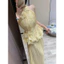 Đầm maxi cổ yếm đính hoa nổi phối ren