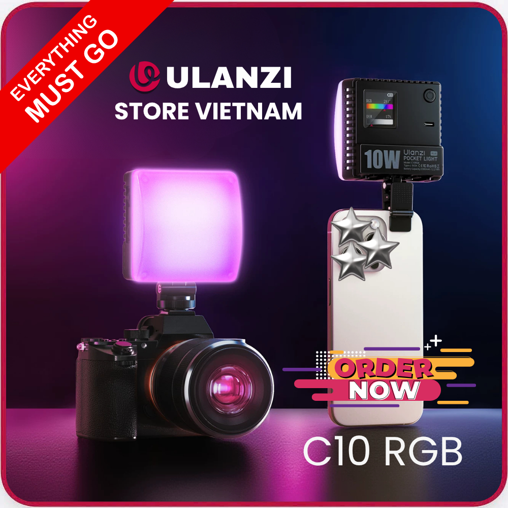 Đèn LED mini Ulanzi C10 RGB