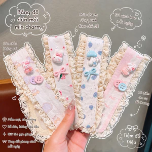 DÁN MÁI BĂNG ĐÔ DÀI MIX CHARM CUTE KIỂU CÔNG CHÚA CHO BÉ RANDOM