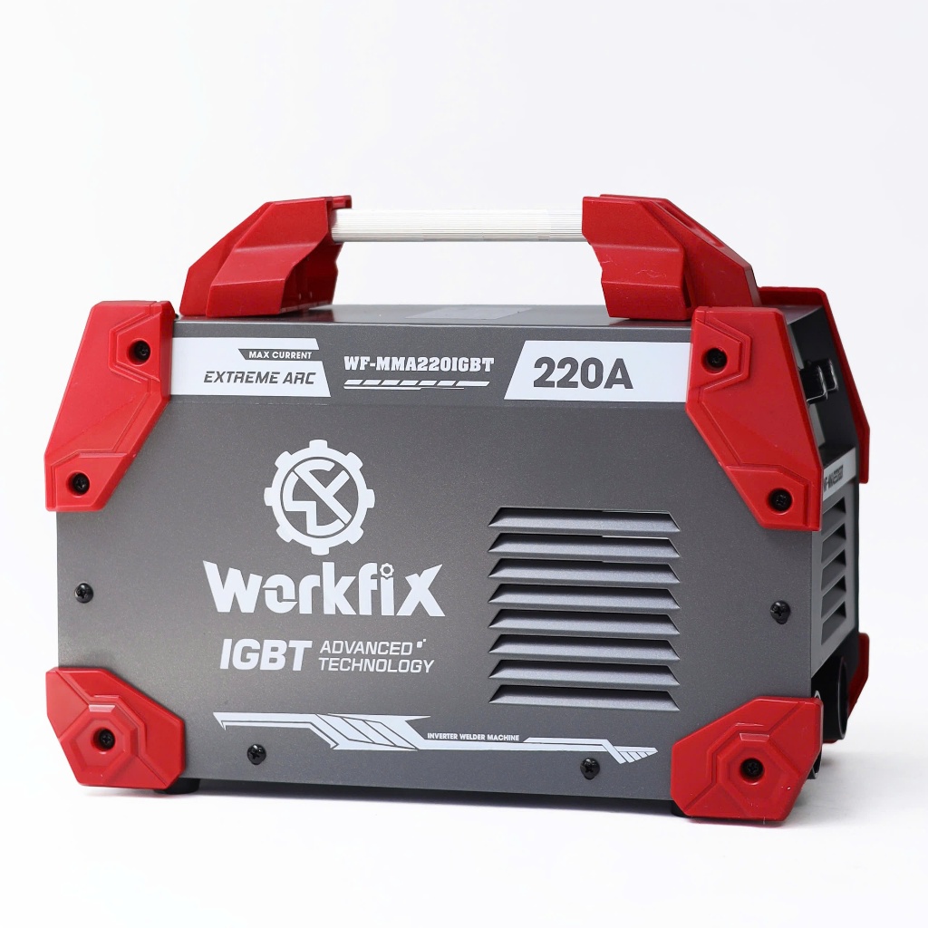 [Chính Hãng] Máy Hàn Điện Tử Workfix WF-MMA220IGBT 220A Inverter IGBT Hàn Que 4 Ly Nhỏ Gọn Dễ Sử Dụng