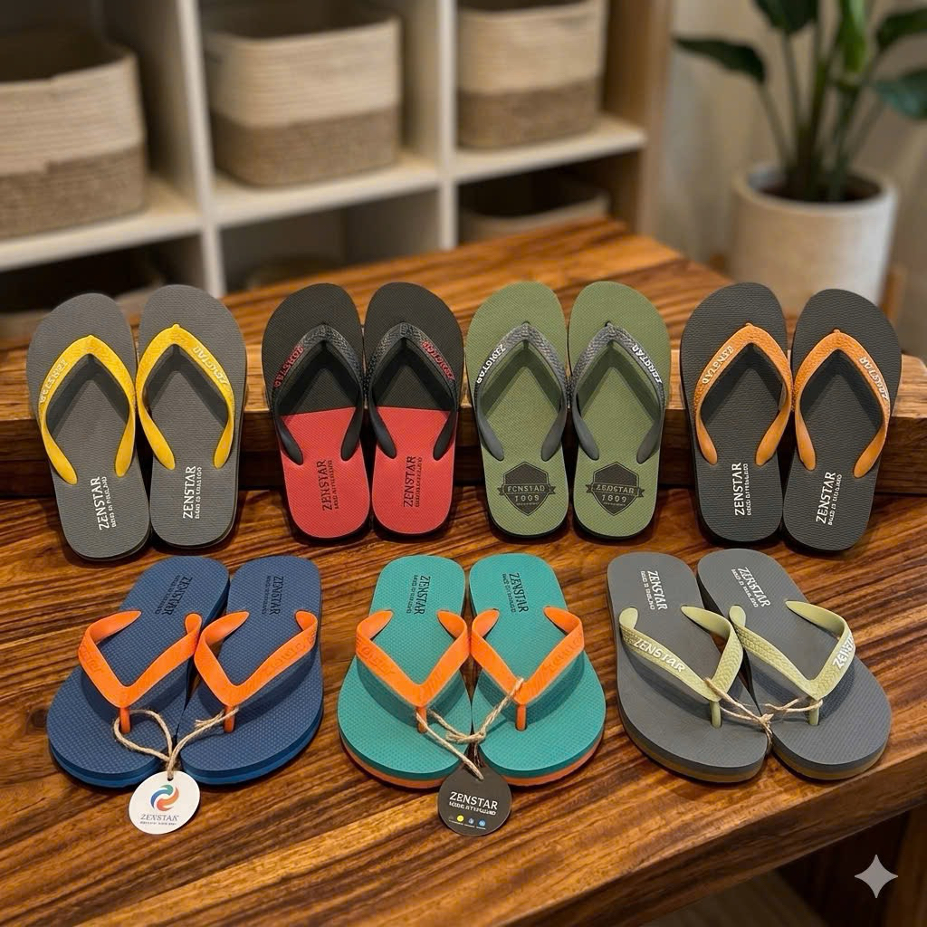 ZENSTAR Dép Sandal Nam Nữ Màu Sắc Đa Dạng Thiết Kế Thời Trang Phù Hợp Mọi Hoạt Động