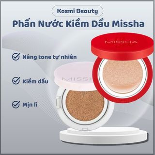 Phấn Nước Kiềm Dầu Missha Cushion Missha Nâng Tone Cấp Ẩm Che Khuyết Điểm - Kosmi Beauty