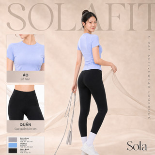 Set Đồ Tập Yoga Nữ Áo Cộc Tay Ôm Eo Quần Legging Thể Thao Co Giãn Thoáng Khí  2226