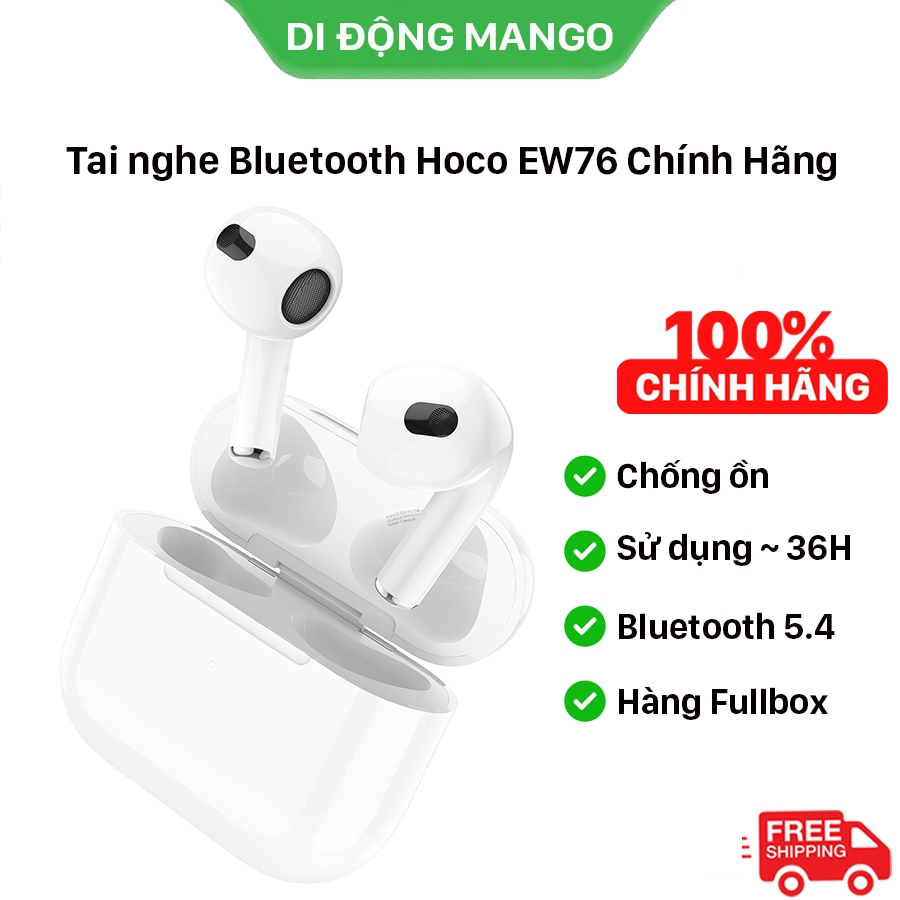 Tai nghe Bluetooth Hoco EW76 Chính Hãng | Chống Ồn | Bluetooth 5.