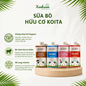 Sữa Bò Hữu Cơ Koita 200ml - Xanhsam Natural & Organic
