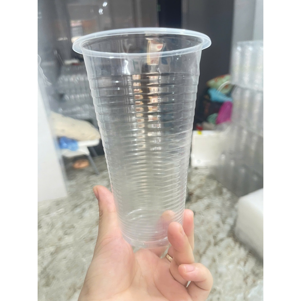 [ Set 50cái ] Cốc nhựa dùng 1 lần size 140ml, 300ml, 400ml, 500ml, 700ml