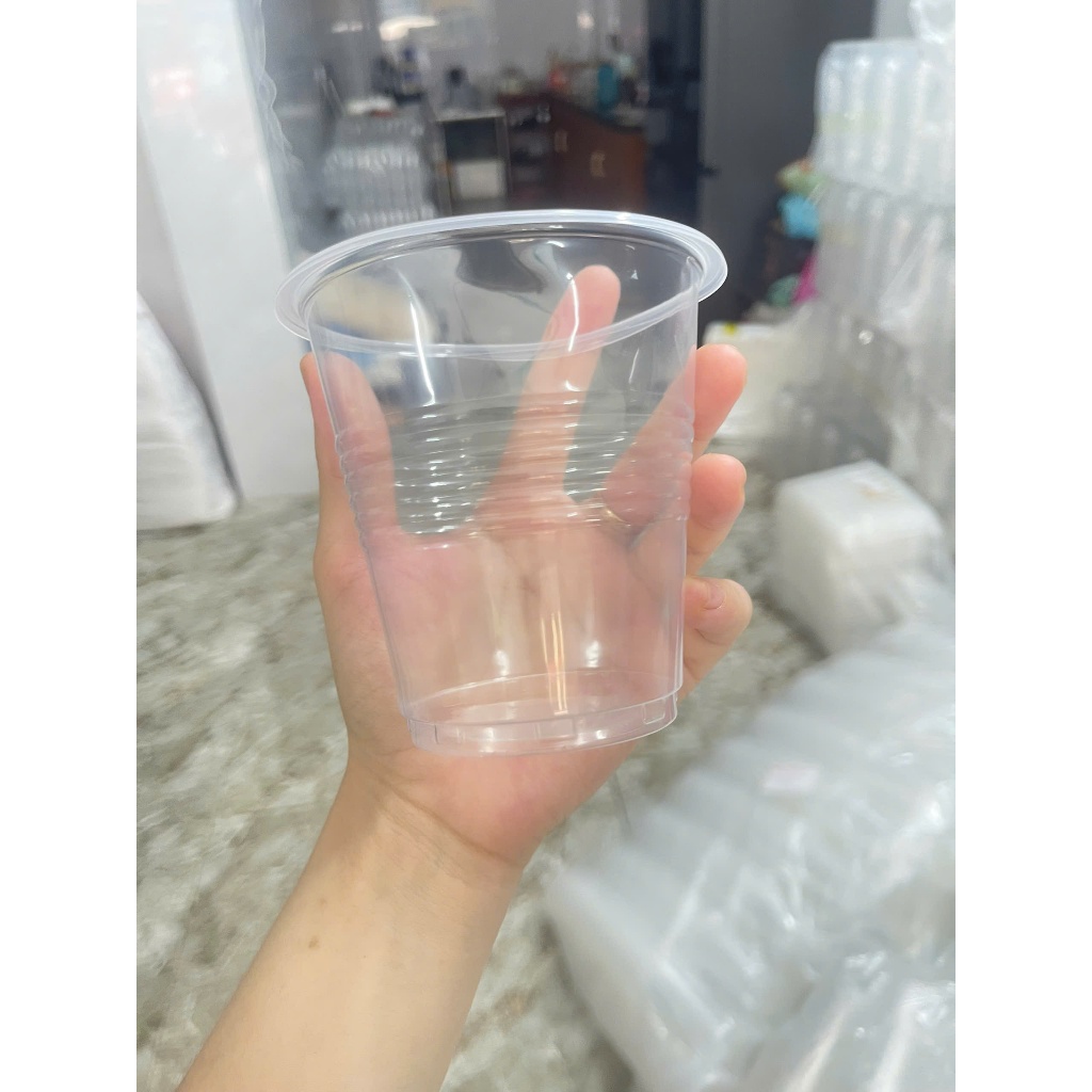 [ Set 50cái ] Cốc nhựa dùng 1 lần size 140ml, 300ml, 400ml, 500ml, 700ml