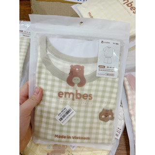Bộ cộc kẻ caro embes sprout