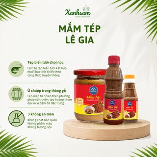 Mắm Tép Lê Gia 110ml/ 225 ml/ 280ml - Lê Gia - Xanhsam Natural & Organic