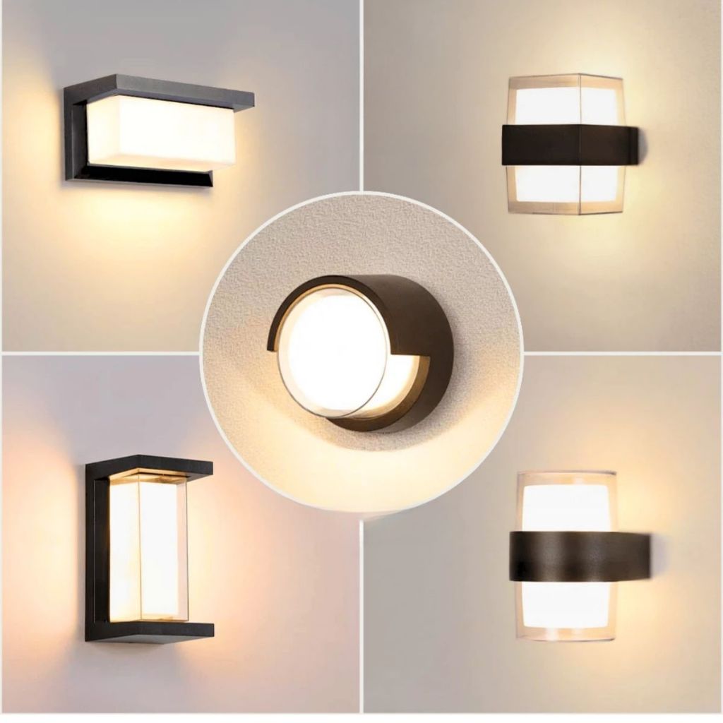 Đèn LED Gắn Tường Hắt 2 Đầu Chống Nước IP65| Đèn Hắt Tường Trụ 2 Đầu Ánh Sáng Vàng BH 2 Năm