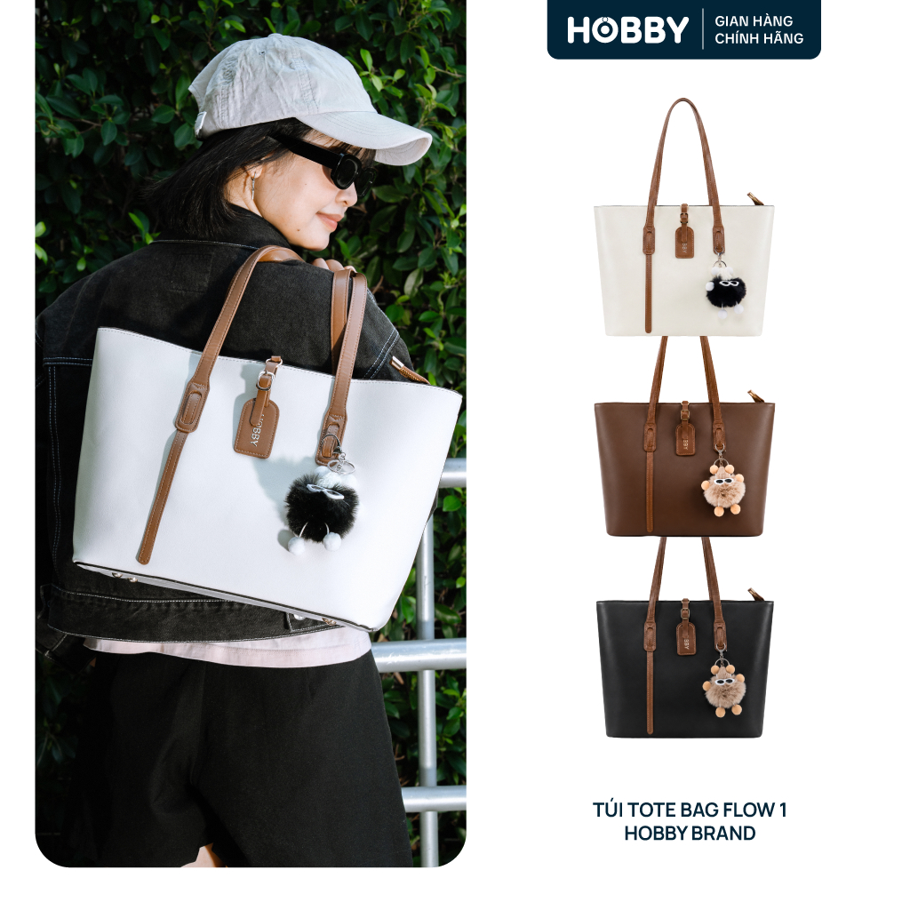 Túi Tote Bag Flow 1 Hobby Brand - Da PU túi xách nữ túi đeo vai, túi đeo chéo [889]
