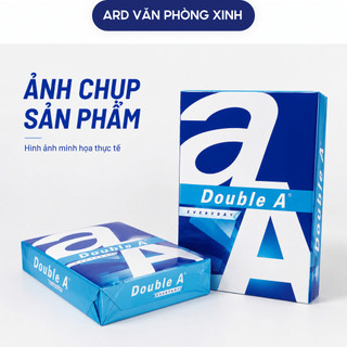 Thùng 5 ream giấy A4 Double A  70gsm/80gsm Everyday, giấy in photo trắng mịn 2500 tờ in rõ nét không