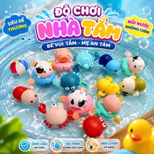 Đồ Chơi Nhà Tắm Vịt Thả Bồn Tắm Cho Bé Rùa Bơi Vặn Cót Đồ Chơi Cho Bé Gái - Bố Khủng Long