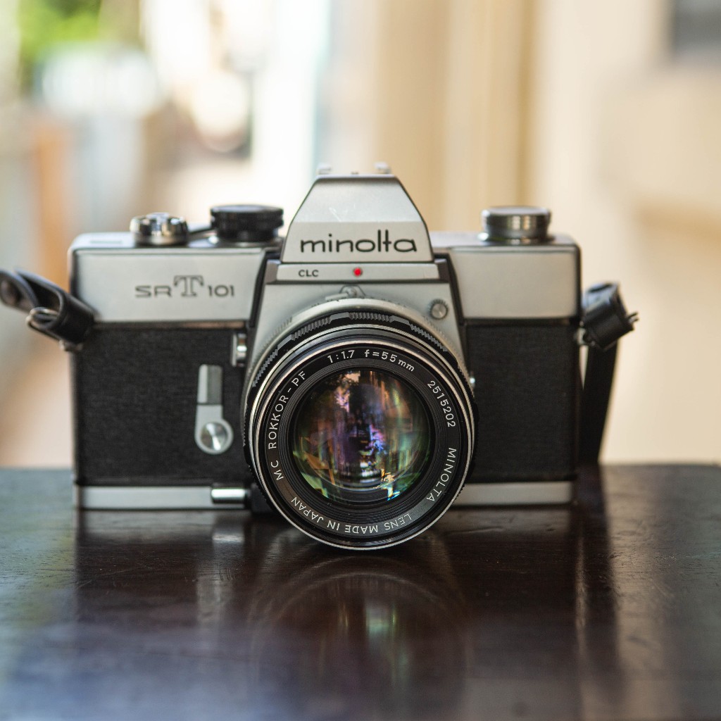 Minolta SrT101 – Minolta MC Rokkor PF 55mm f/1.7 [SLR|35mm] - Hàng
