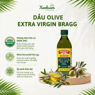 Dầu Olive Extra Virgin Bragg 473ml - Xanhsam Natural & Organic