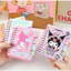 Sổ tay lò xo A5 Kuromi mẫu ngẫu nhiên