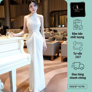 Đầm body nhúng phối ren Eva hamichi