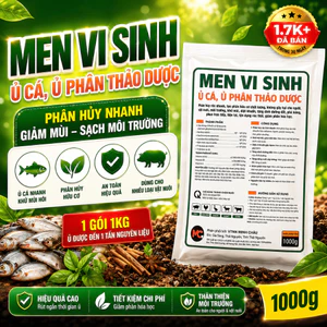 Gói 1kg Men Vi Sinh Ủ Đạm Cá, Ủ Phân Thảo Dược