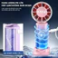quạt cầm tay mini có đế đứng để bàn