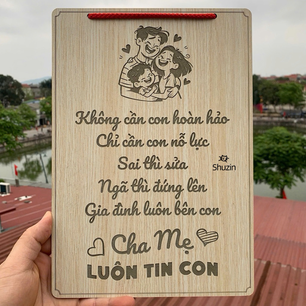 BẢNG GỖ TREO TƯỜNG / QUY TẮC / DECOR 20x30 - CÓ NHẬN THIẾT KẾ HOẶC ĐẶT MẪU THEO YÊU CẦU