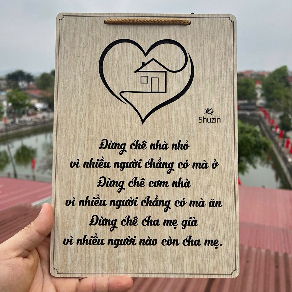 BẢNG GỖ TREO TƯỜNG / QUY TẮC / DECOR 20x30 - CÓ NHẬN THIẾT KẾ HOẶC ĐẶT MẪU THEO YÊU CẦU