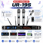 Micro Không Dây UR19S Chống Hú Rít Cực Tốt, Bắt Giọng Tốt, Hát Karaoke Hay, Hỗ Trợ Giọng Hát Yếu, Mic Hát Nhẹ — ảnh 2