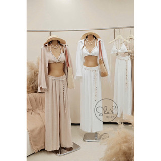 Set Đũi 4 Món Phối Dây Sò Quần Suông Chuẩn She’s