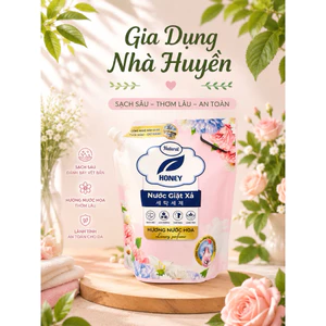 Combo thùng 4 túi giặt xả honey 3kg 💥FREESHIP💥hương nước hoa dịu nhẹ ,lưu hương quyến rũ