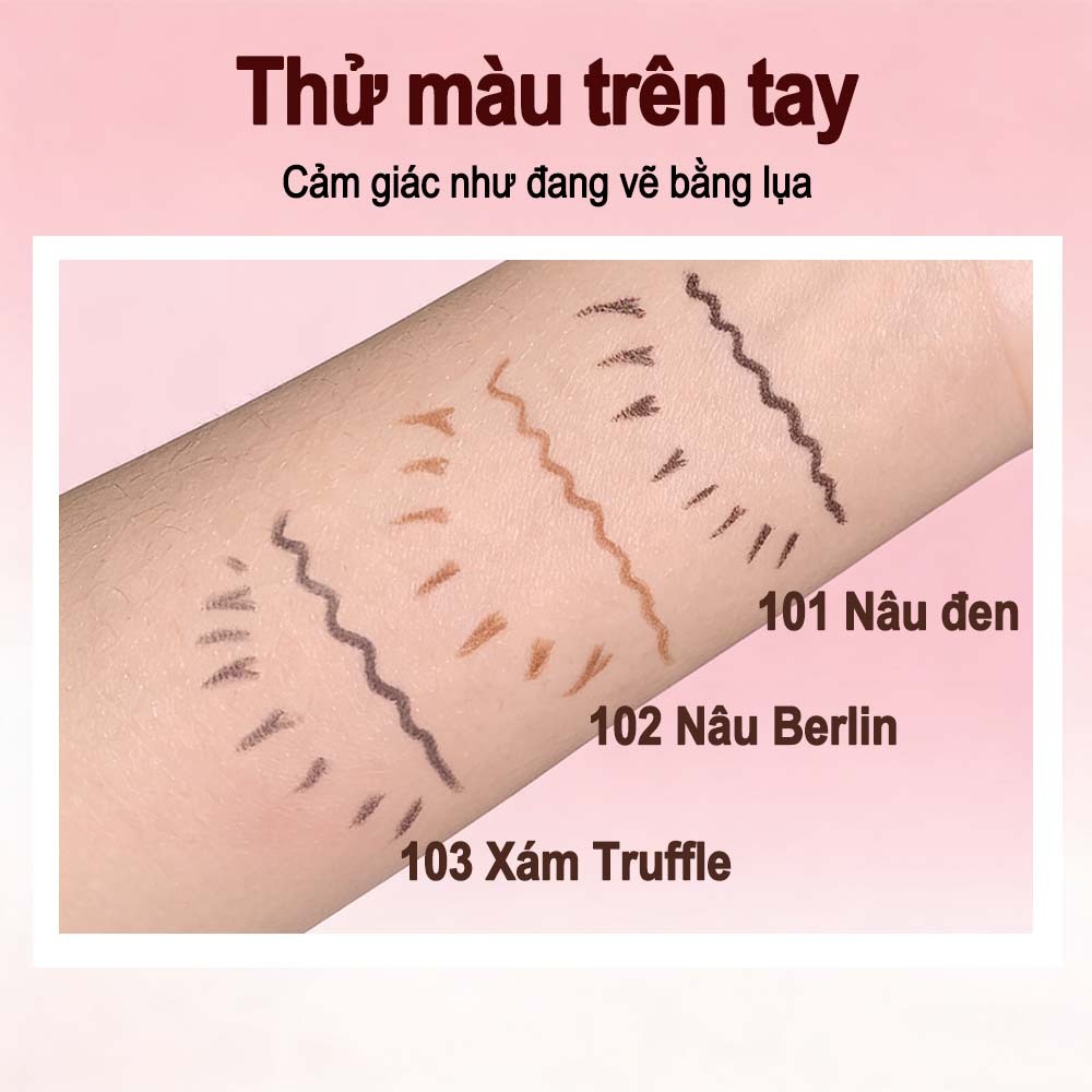 Bút Chì Kẻ Mắt Dạng Gel, Chống Nước Lâu Trôi, Đầu Bút Mềm Mịn, Dễ Vẽ, Giúp Đôi Mắt To Tròn Tự Nhiên