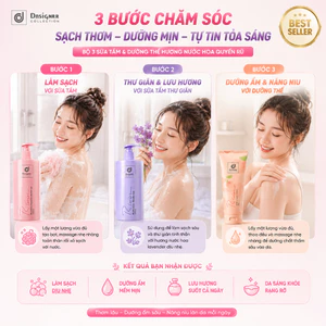 🏆 Sản phẩm bán chạy nhất Bộ Sữa Tắm Hương Nước Hoa + Dưỡng Thể - Dưỡng Ẩm、Lưu Hương Lâu、Da Căng Mịn