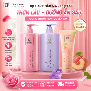 💖 Bộ sản phẩm chăm sóc cơ thể cao cấp - Sữa tắm và kem dưỡng thể thơm mát, giúp làn da mềm mịn và thơm ngát