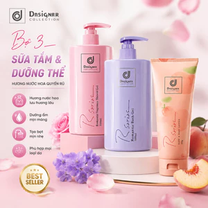 🔥 Bộ 3 Sữa Tắm 和 Dưỡng Thể Hương Nước Hoa Cao Cấp | Thơm Lâu 24H - Da Mềm Mịn - Hương Đào Quyến Rũ