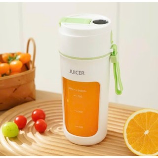 Máy Xay Cầm Tay Mini JUICER 340ml,10 Lưỡi Dao Xay Đá Ép Nước Hoa Quả Thiết Kế Du Lịch Quà Sinh Nhật_X10