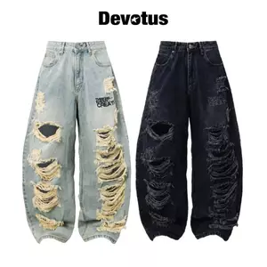 Quần dài Baggy Jeans Denim Rách Devotus Local Brand - CURRENT PANTS