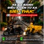 Xe Điều Khiển Từ Xa Ba Bánh Trọn Bộ Phụ Kiện, 2.4GHz Phản Hồi Nhanh, Đèn LED, Mở Hộp Là Chơi Ngay, Quà Tặng Sinh Nhật