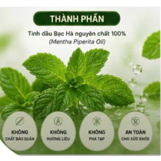 TINH DẦU BẠC HÀ 10ML