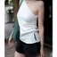 𝗖𝗵𝗶 𝗟𝗶𝗻𝗲𝗻 - Áo Linen Tơ lệch vai