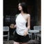 𝗖𝗵𝗶 𝗟𝗶𝗻𝗲𝗻 - Áo Linen Tơ lệch vai
