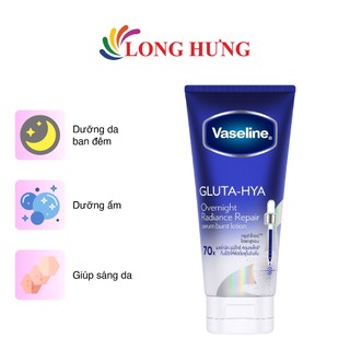 Sữa dưỡng thể Vaseline Gluta-Hya 10X Serum Burst Lotion OverNight Radiance Repair (70ml/330ml)