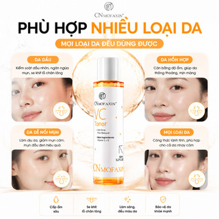 【Xả kho】Nước dưỡng da VC CNMOFAXIN 150ml, giảm mụn đầu đen & mụn ẩn, cải thiện lỗ chân lông to xù xì【26.11】