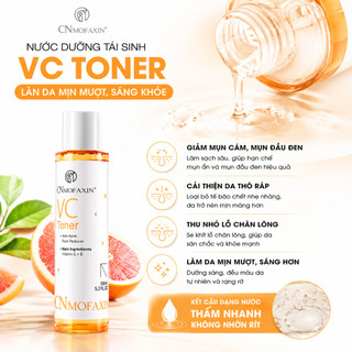 【Xả kho】Nước dưỡng da VC CNMOFAXIN 150ml, giảm mụn đầu đen & mụn ẩn, cải thiện lỗ chân lông to xù xì【26.11】