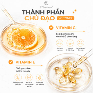 【Xả kho】Nước dưỡng da VC CNMOFAXIN 150ml, giảm mụn đầu đen & mụn ẩn, cải thiện lỗ chân lông to xù xì【26.11】