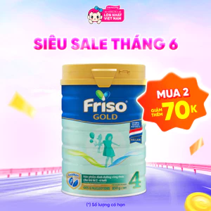 Friso Gold 4, 2 - 6 tuổi, 800g (Giao bao bì ngẫu nhiên)