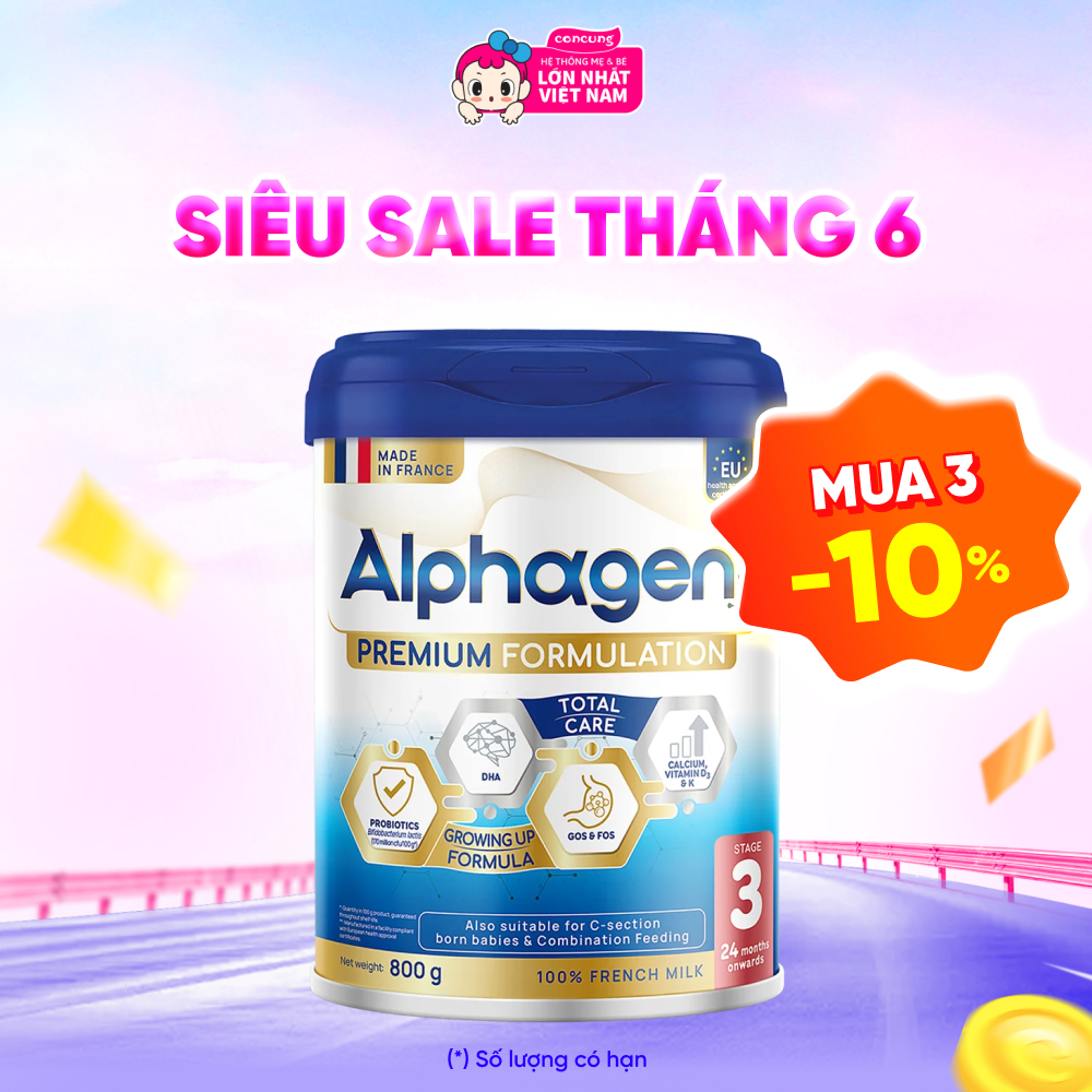 SPDDCT Alphagen Premium Formulation Total Care 800g (từ 2 tuổi ...