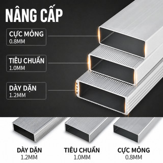REAIM Thang nhôm gấp  4 đoạn nhập khẩu  3,7 4.7 5,7 mét đa năng khóa chốt tự động Chịu Lực 300KG Bảo hành 2 năm