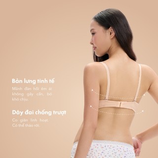 Áo ngực cup ngang Strapless Bra hỗ trợ nâng đẩy tạo khuân tròn đầy ONOFF Basic -16UF25A452