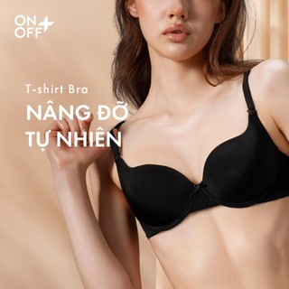 Áo ngực T-shirt Bra có gọng Push-up nhẹ mềm mại co giãn nâng khuân ONOFF -16UF25A453
